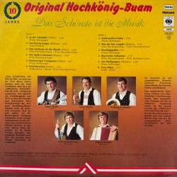 Original Hochkönig-Buam ‎– Das Schönste Ist Die Musik