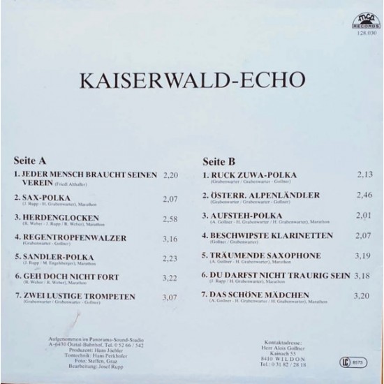 Original Kaiserwald Echo – Original Kaiserwald Echo Original Kaiserwald Echo – Original Kaiserwald Echo