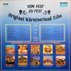 Original Kärntnerland Echo – Von Fest Zu Fest