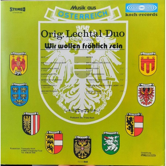 Original Lechtal Duo – Wir Wollen Fröhlich Sein Original Lechtal Duo – Wir Wollen Fröhlich Sein