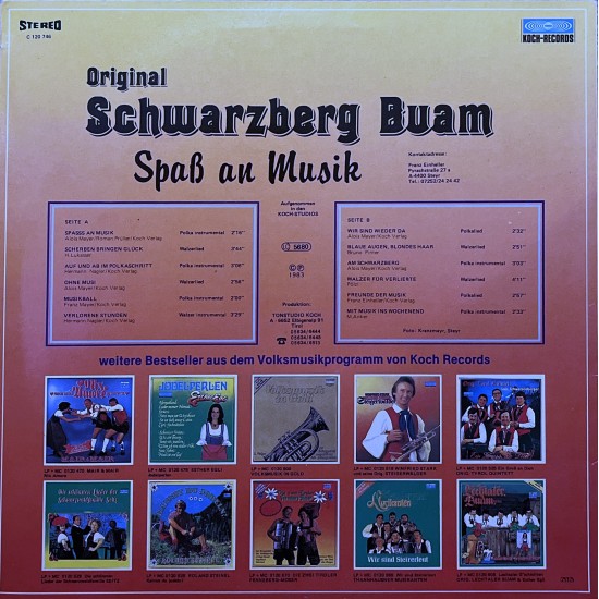 Original Schwarzberg Buam – Spaß An Musik