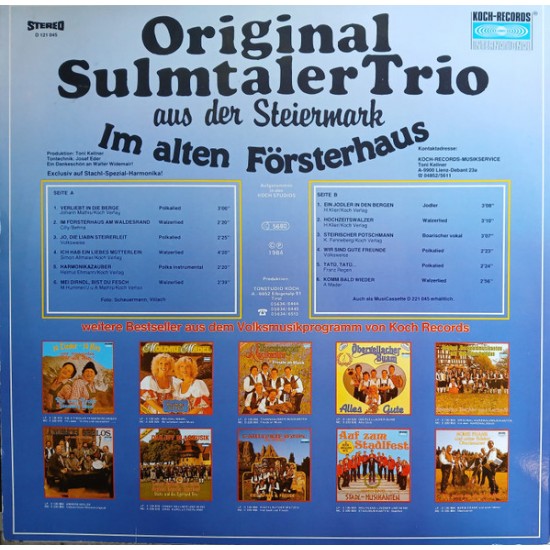 Original Sulmtaler Trio – Im Alten Försterhaus