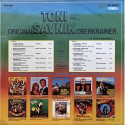Original Toni Savnik Oberkrainer ‎– Die Musik Ist Da
