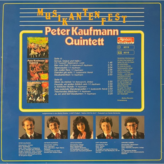 Peter Kaufmann Quintett – Musikantenfest