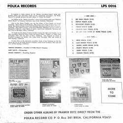 Frankie Zeitz, Joe Mlakar ‎– Polkas On Parade By Frankie Zeitz