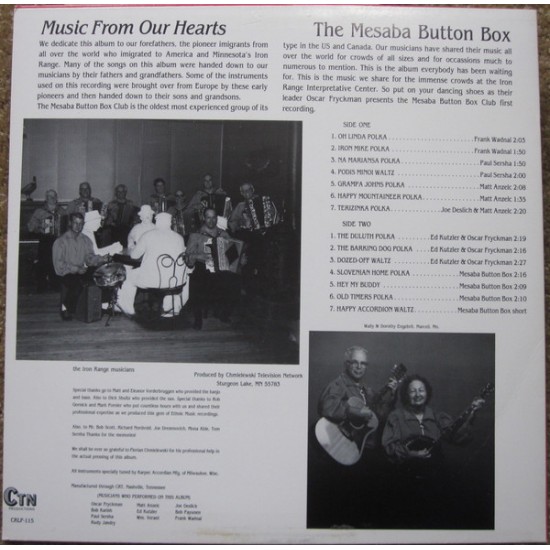 The Mesaba Button Box Club – Music From Our Hearts