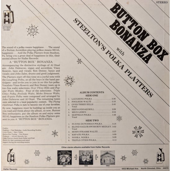 The Steelton Polka Platters – Button Box Bonanza