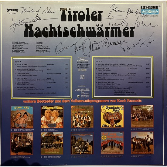 Tiroler Nachtschwärmer ‎– Das Große Musikvergnügen