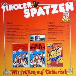 Tiroler Spatzen ‎– Wir Grüssen Auf Tirolerisch