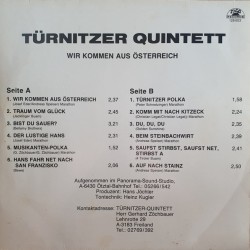 Türnitzer Quintett – Wir Kommen Aus Österreich