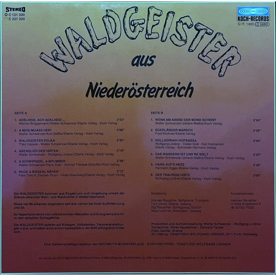 Waldgeister aus Niederösterreich - Adelheid, ach Adelheid