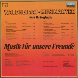 Waldheimat Musikanten Aus Krieglach ‎– Musik Für Unsere Frende
