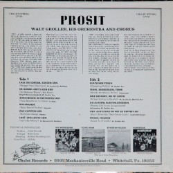 Walt Groller And His Orchestra – Prosit