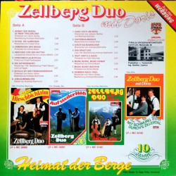 Zellberg Duo Mit Doris ‎– Heimat Der Berge
