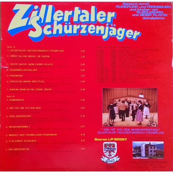 Zillertaler Schürzenjäger – Damenwahl zum Zillertaler Hochzeitsmarsch (Tramplan)