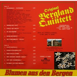 Orig. Bergland Quintett - Blumen aus den Bergen